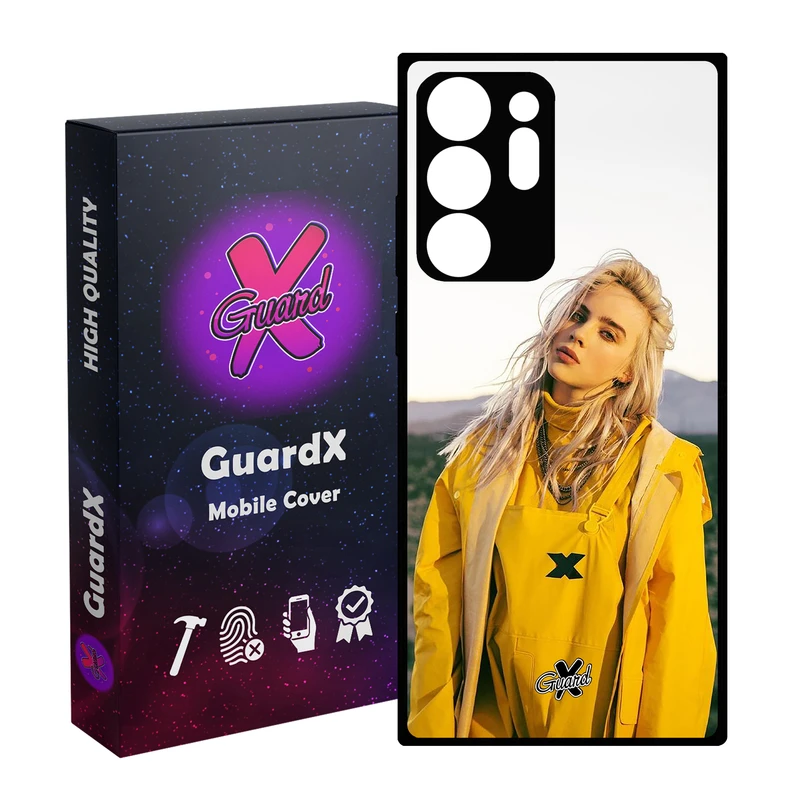 کاور گارد ایکس طرح Billie Eilish مدل Glass10227 مناسب برای گوشی موبایل سامسونگ Galaxy Note 20 Ultra