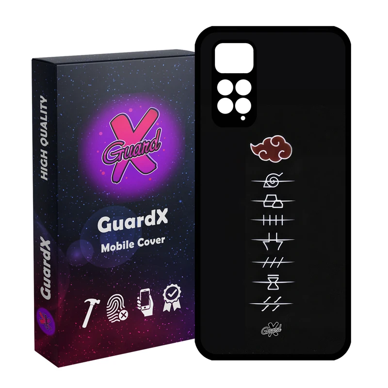 کاور گارد ایکس طرح Naruto Anime مدل Glass10586مناسب برای گوشی موبایل شیائومی Redmi Note 11S/ Note 11 4G