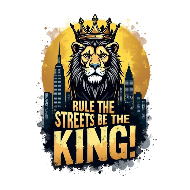 استیکر پارچه و لباس پاد آفرین مدل شیر کد 535