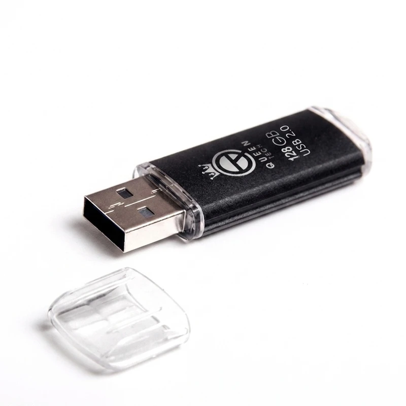 فلش مموری کوئین تک مدل QUICK ظرفیت 128 گیگابایت با رابط USB 2.0 و درپوش محافظ، سازگار با ویندوز، مک، تلویزیون، تبلت و گوشی موبایل