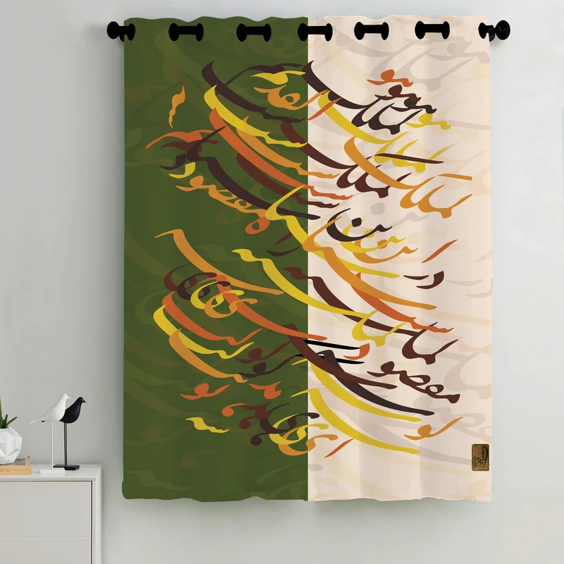 پرده رنس مدل CC2-50422 سایز 190x138 سانتی متر