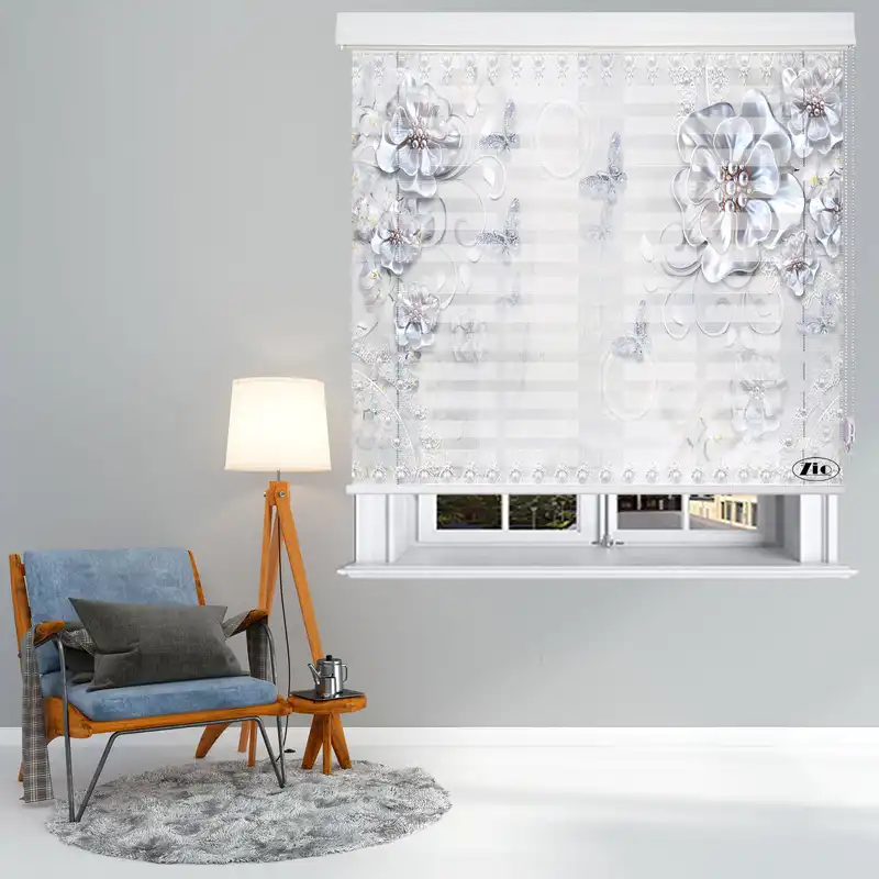 پرده زبرا زیو مدل 3D-1045 سایز 100x150 سانتی متر