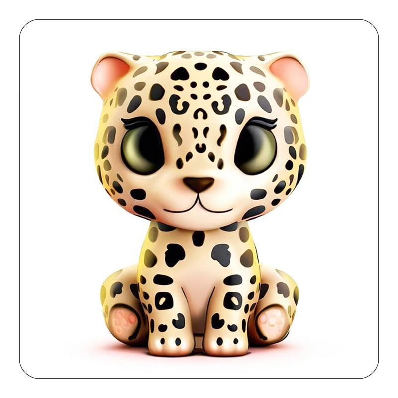 مگنت کاکتی طرح حیوانات کارتونی مدل mp28646