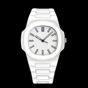 ساعت مچی عقربه‌ای کوارتز مردانه مدل اسپرت بند سبک قفل مخفی کد ۱۴