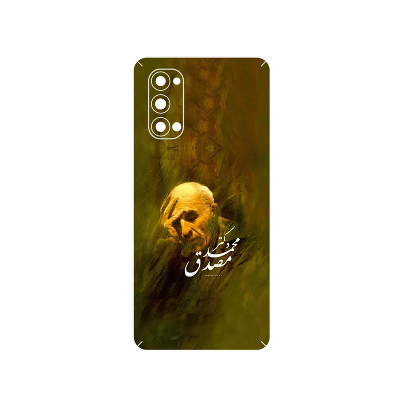 برچسب پوششی ماهوت مدل Dr_Mosadeq مناسب برای گوشی موبایل اپو Reno4 Pro 5G