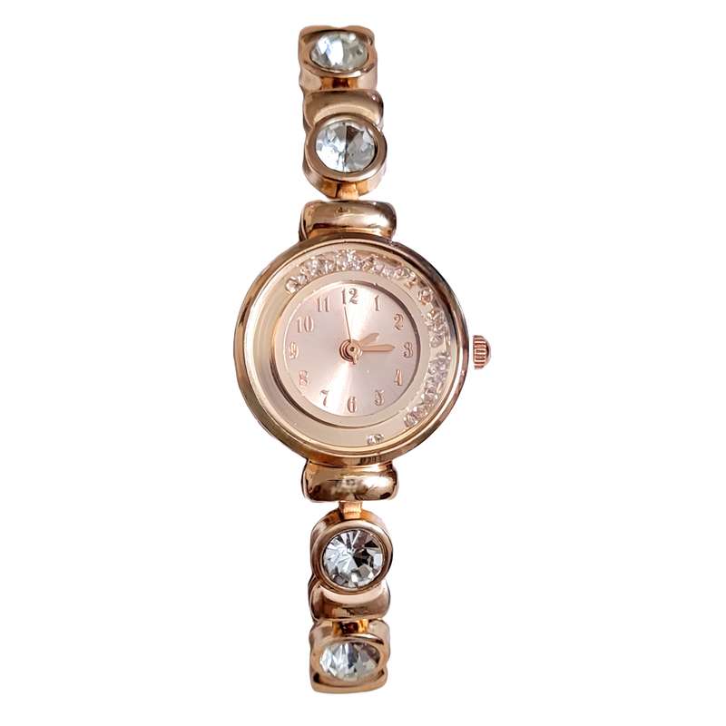 ساعت مچی عقربه ای دخترانه مدل دور شنی