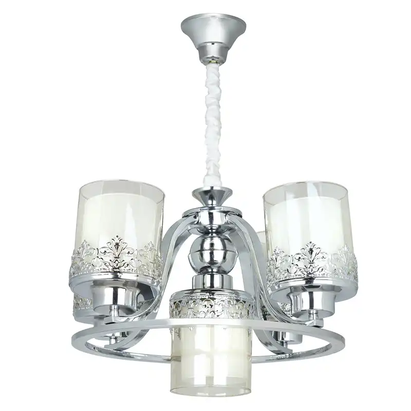 لوستر پنج شعله چشمه نور کد N2663/4+1-C