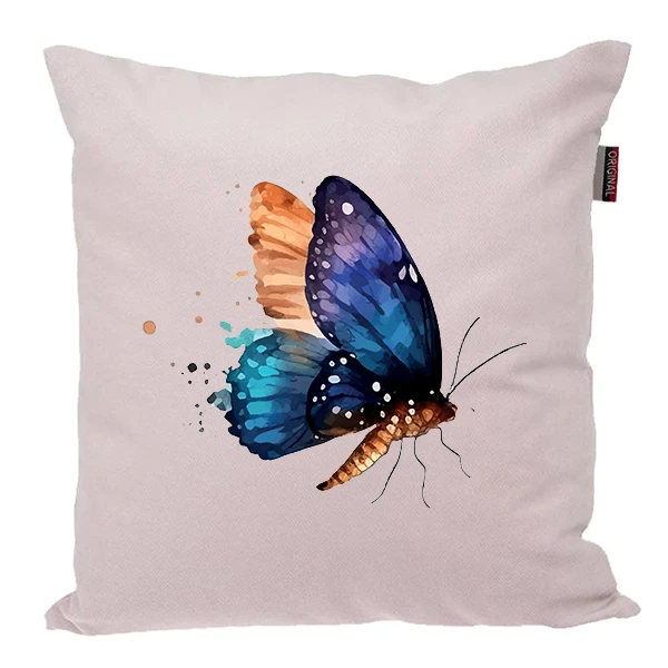 کوسن ناریکو مدل فانتزی طرح پروانه کد 0597