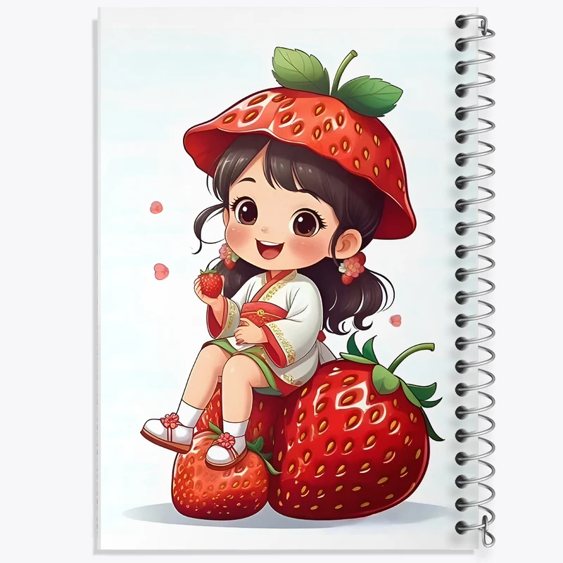 دفتر مشق 100 برگ خندالو طرح دخترانه کد N3832