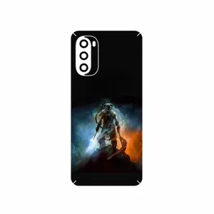 MAHOOT Skyrim Game Series Cover Sticker for Motorola Moto G52