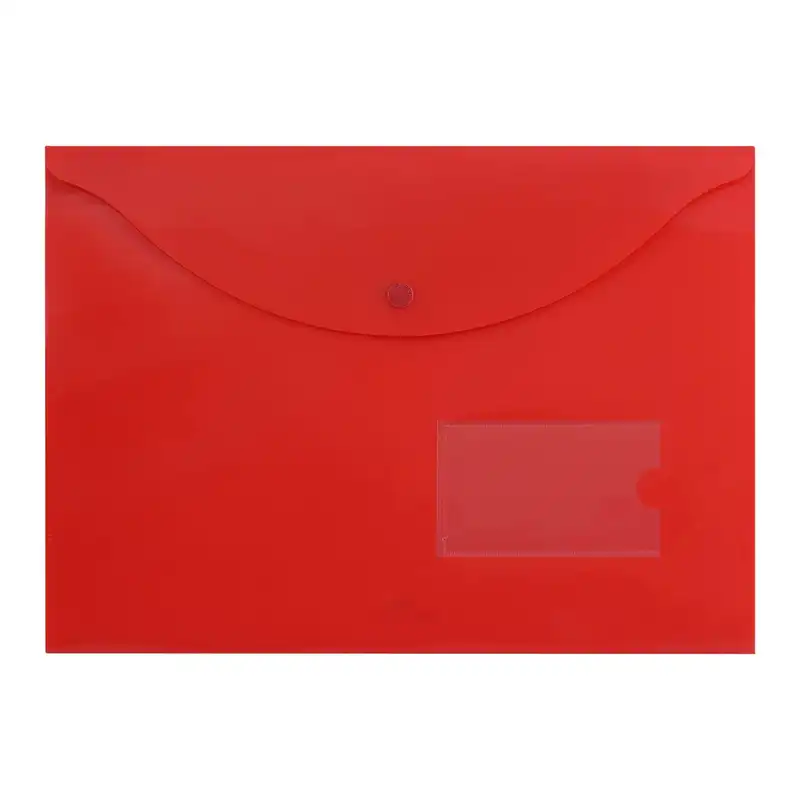 پوشه دکمه دار پاپکو مدل بیزنس - A4-116BM بسته 36 عددی