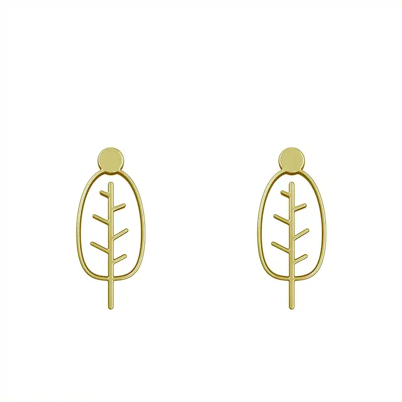 گوشواره طلا 18 عیار زنانه مدوپد مدل درخت کد GA1-15748