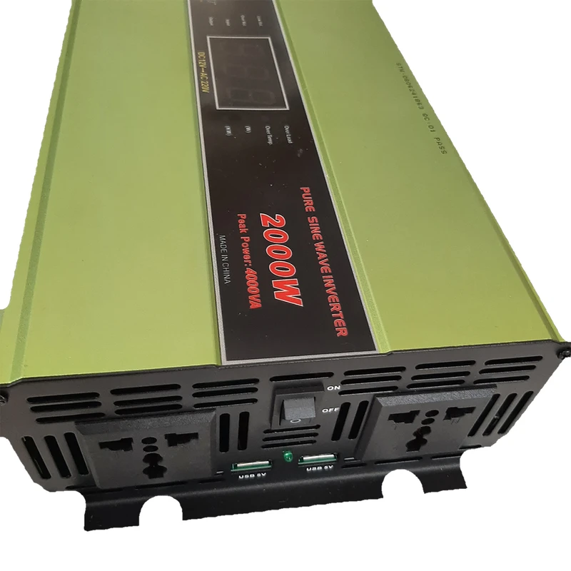 عکس شماره 3 : اینورتر تمام سینوسی 12ولت به 220 ولت سانچونگلیک مدل fpc-2000al ظرفیت 2000 وات