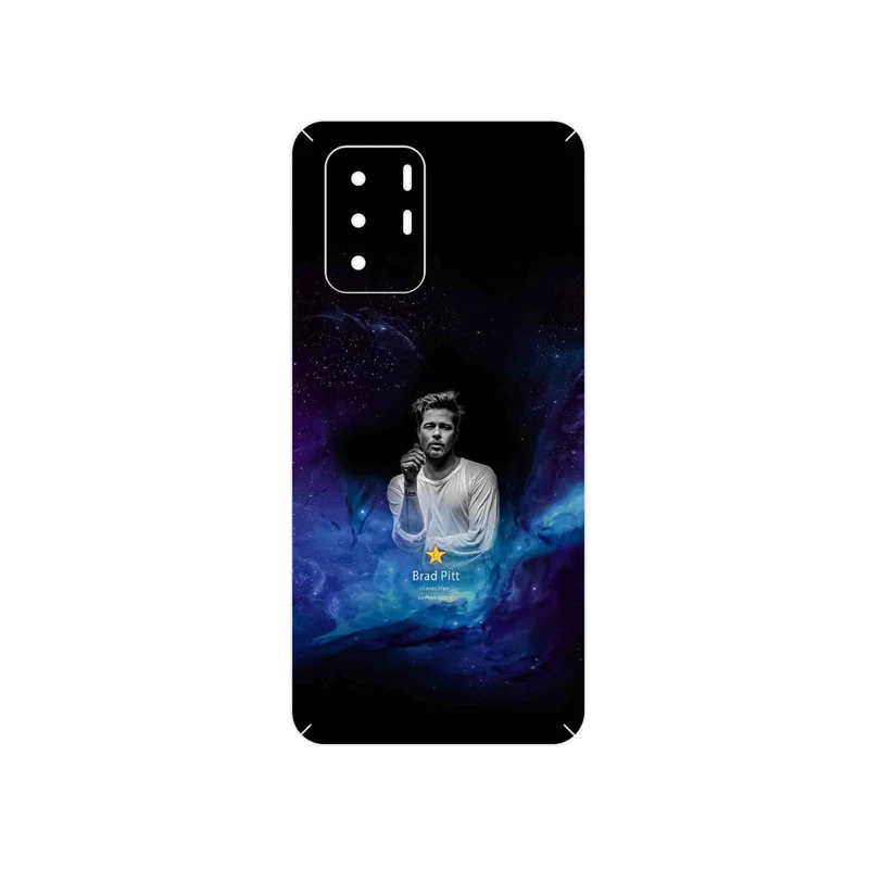 برچسب پوششی ماهوت مدل Brad Pitt مناسب برای گوشی موبایل شیائومی Redmi Note 10 Pro (China)