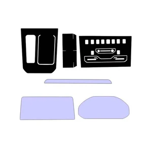 برچسب محافظ مانیتور و کنسول مدل شاین مناسب برای خودرو x55 pro مجموعه 8 عددی