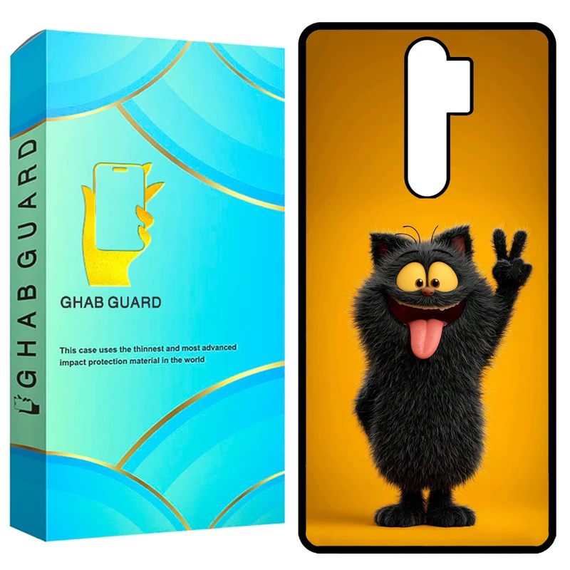 کاور قاب گارد طرح گربه مدل GCHPN8P مناسب برای گوشی موبایل شیائومی Redmi Note 8 Pro