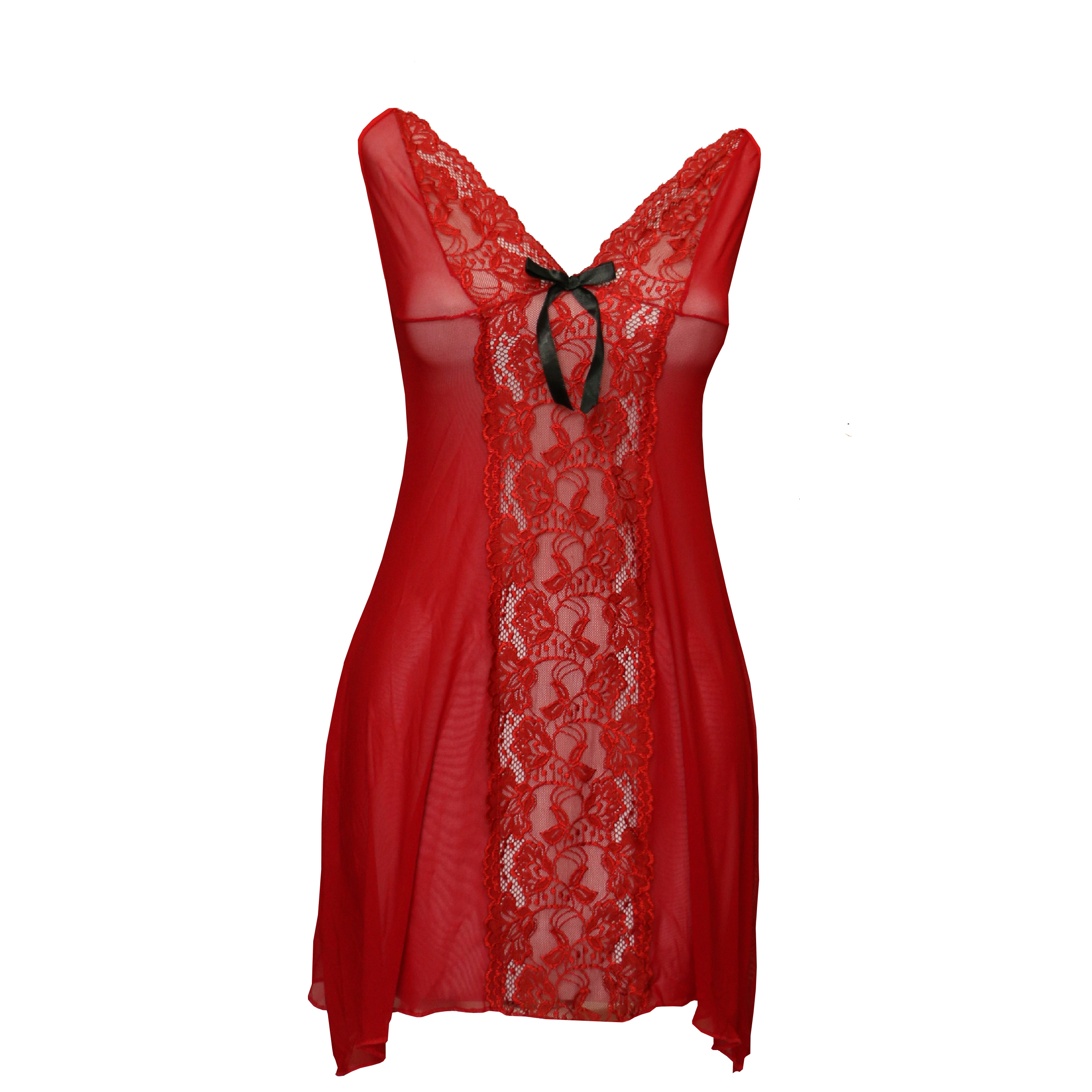 لباس خواب زنانه مدل 35101 رنگ قرمز