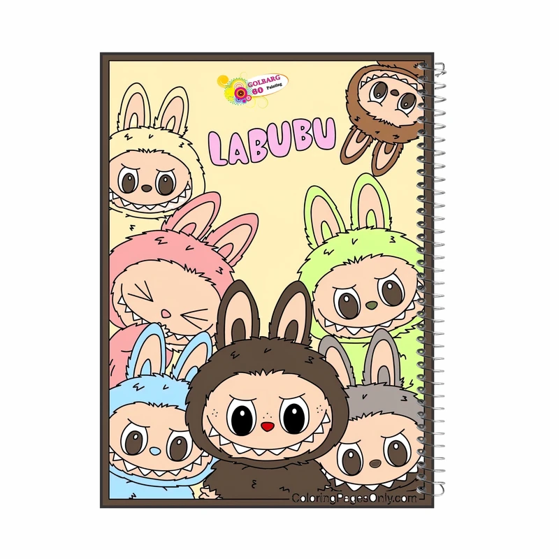 دفتر نقاشی 60 برگ گلبرگ مدل لبوبو کد 2856