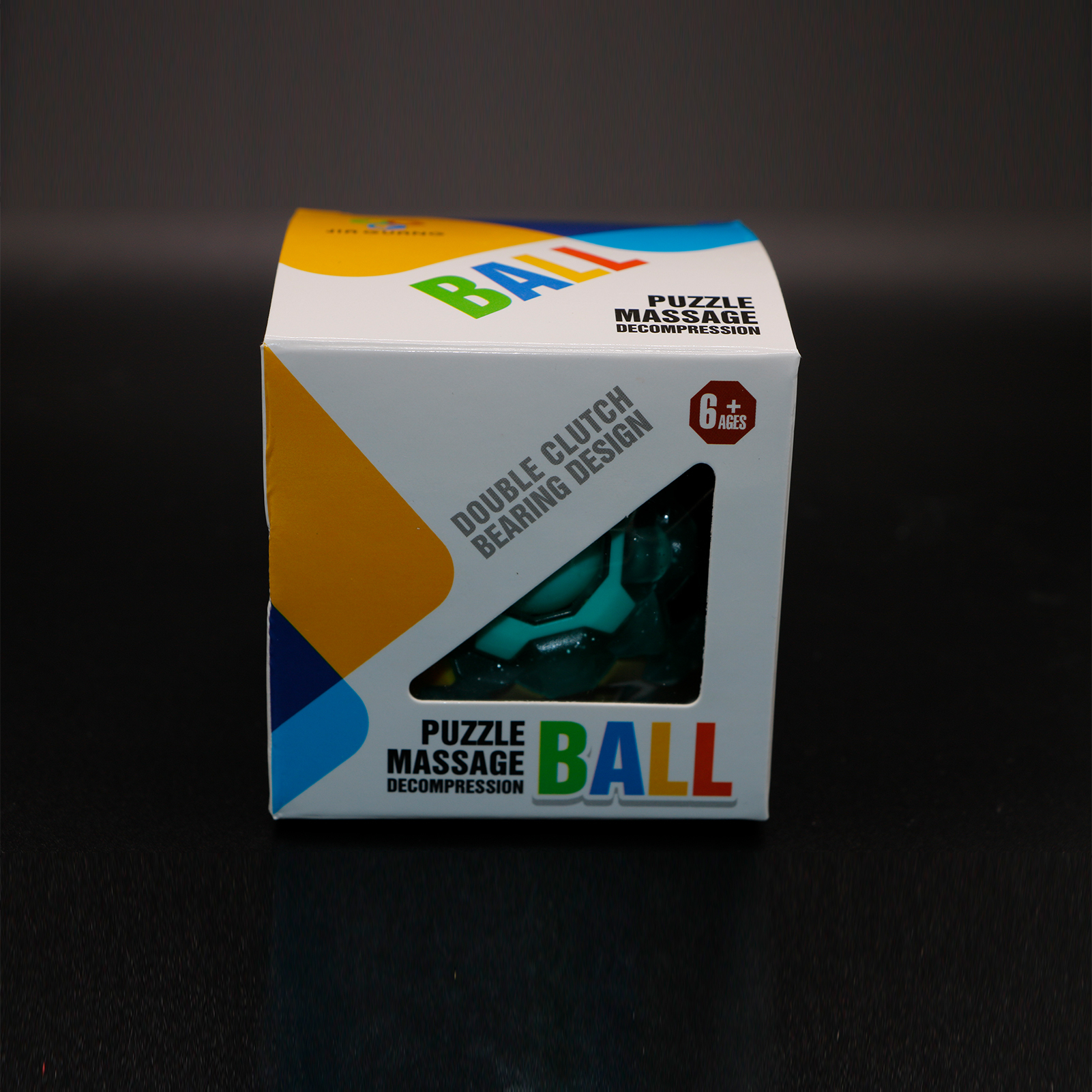 فیجت ضد استرس مدل رینبو بال ماساژ طرح پازل