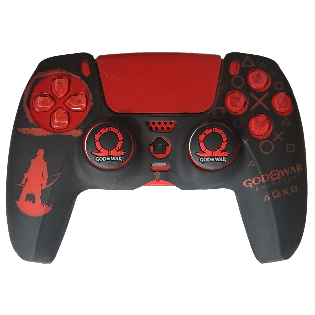 محافظ دسته بازی پلی استیشن 5 مدل GOD OF WAR PS5284 به همراه روکش آنالوگ