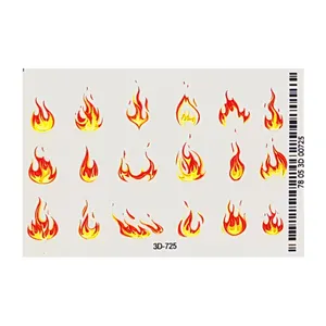 برچسب لنز ناخن مدل 3D-725