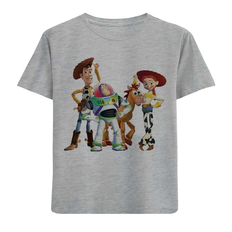 تی شرت آستین کوتاه دخترانه مدل اسباب بازی ها F658