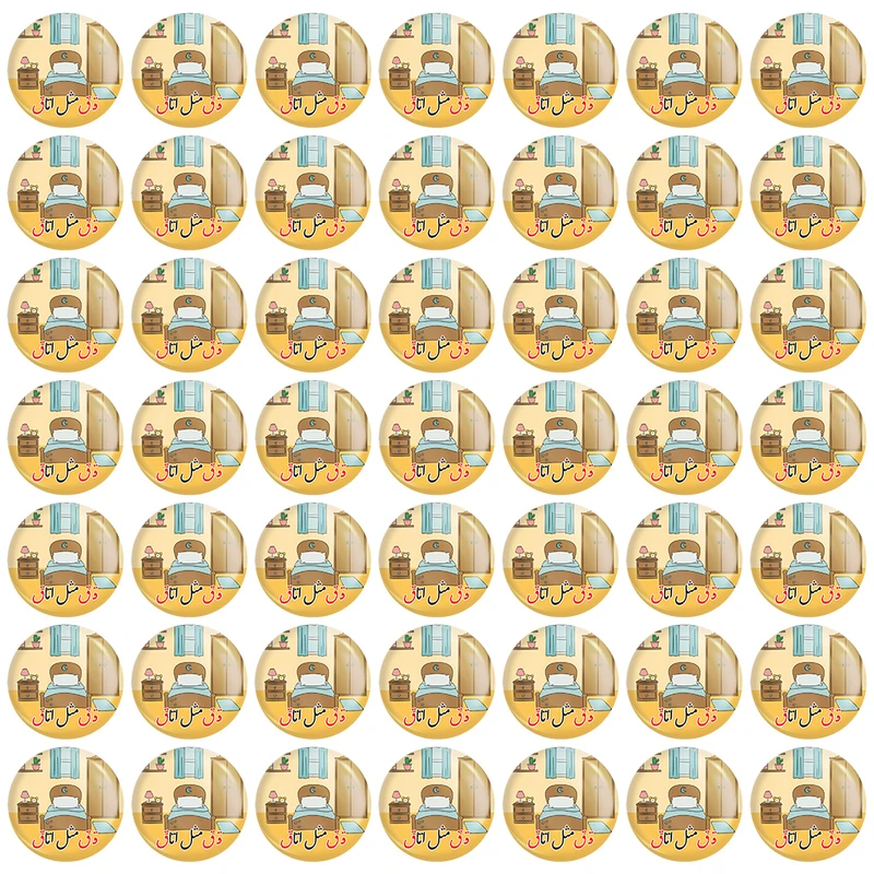 مگنت خندالو مدل جشن الفبای کلاس اول قـ ق مثل اتاق کد 8821 مجموعه 49 عددی