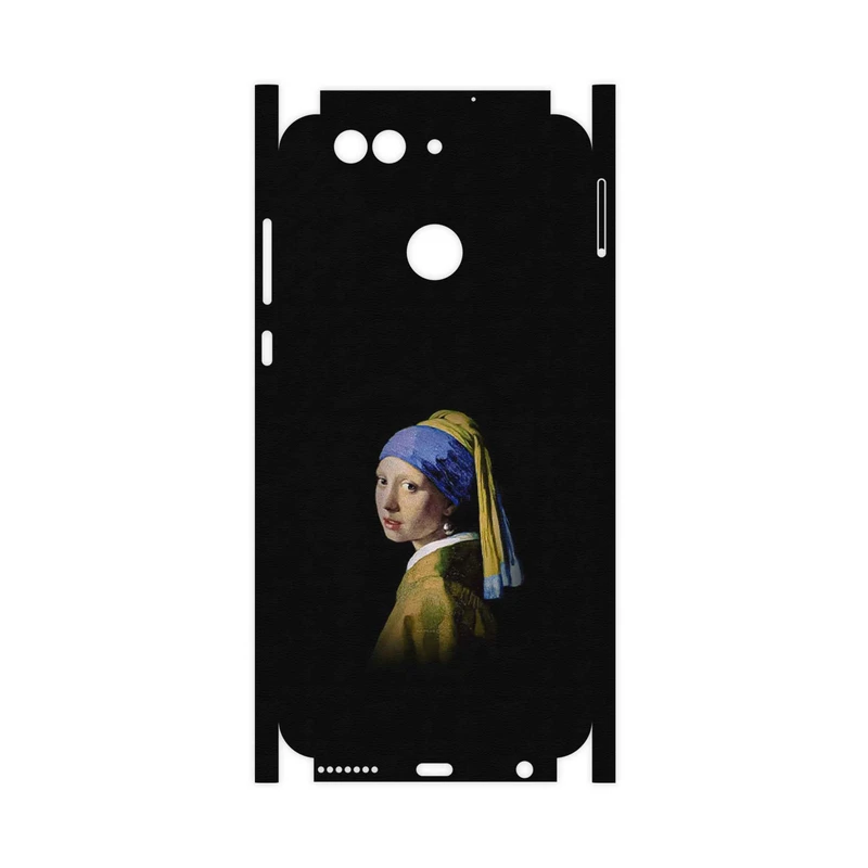 برچسب پوششی ماهوت مدل Girl with a Pearl Earring of Vermeer-FullSkin مناسب برای گوشی موبایل هوآوی Nova 2 Plus