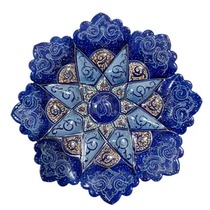 بشقاب میناکاری مسی کد 1B19