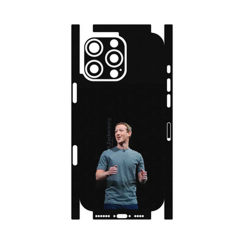 برچسب پوششی ماهوت مدل Mark_Zuckerberg-FullSkin مناسب برای گوشی موبایل اپل iPhone 16 Pro Max