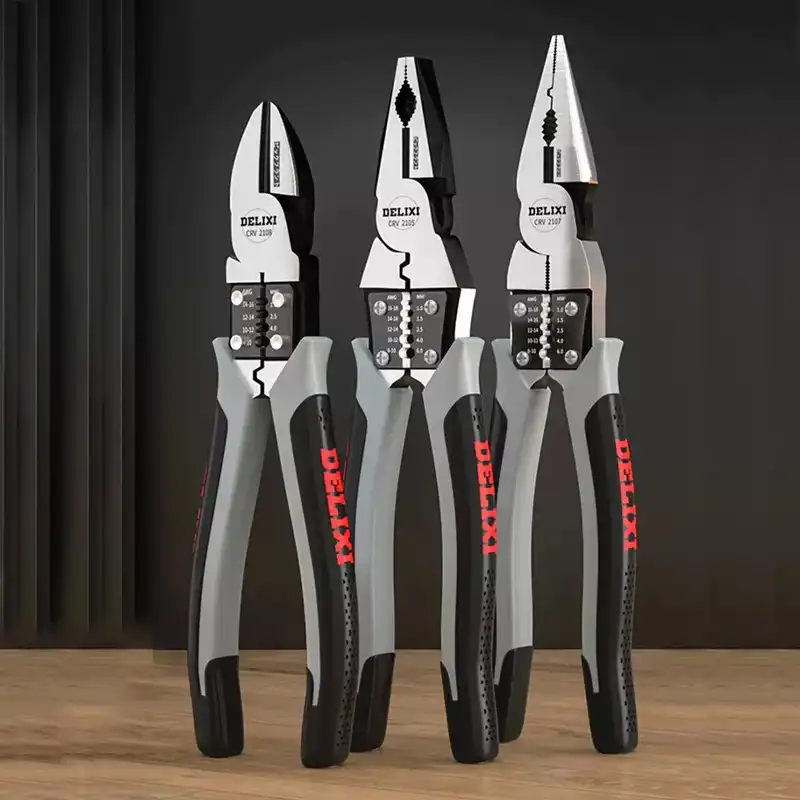 انبر سیم چین و انبر دم باریک و انبر دست دلیکسی مدل 06-0001-021