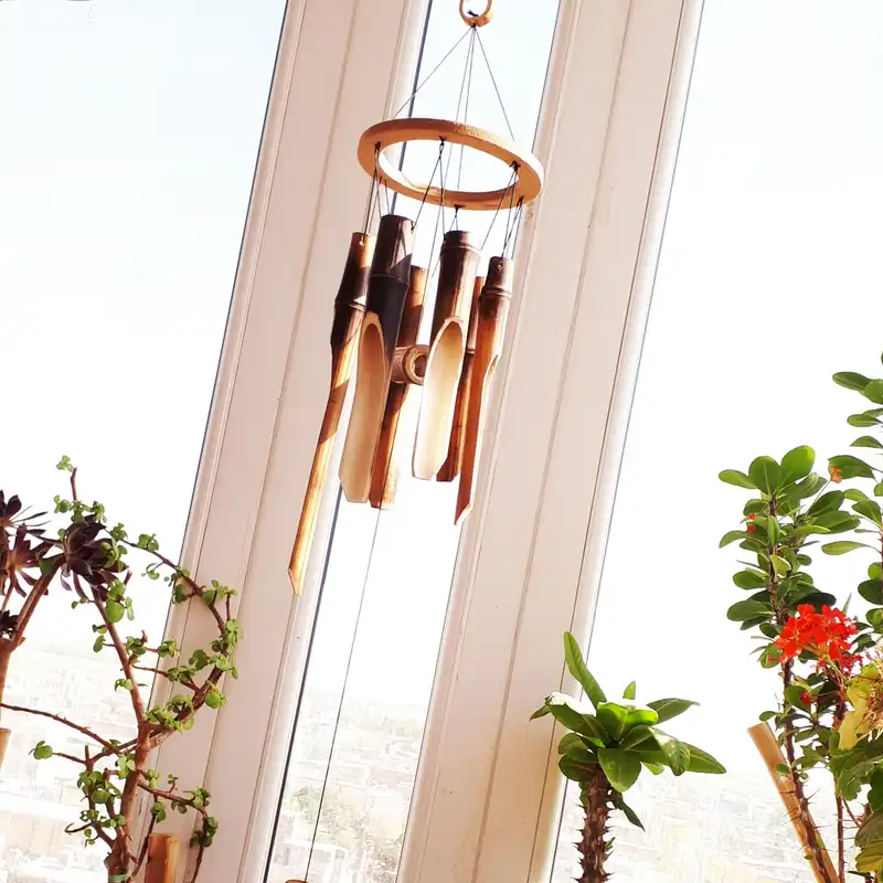 آویز چوبی مدل بادزنگ کد 200