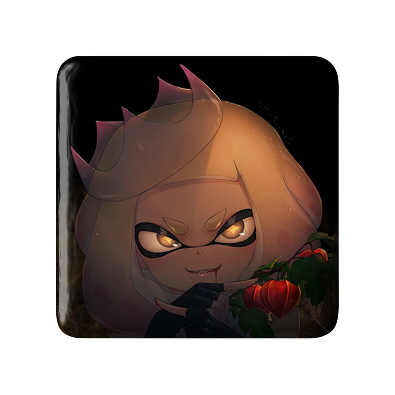 مگنت خندالو طرح بازی اسپلاتون (Splatoon) مدل مربعی کد 33333