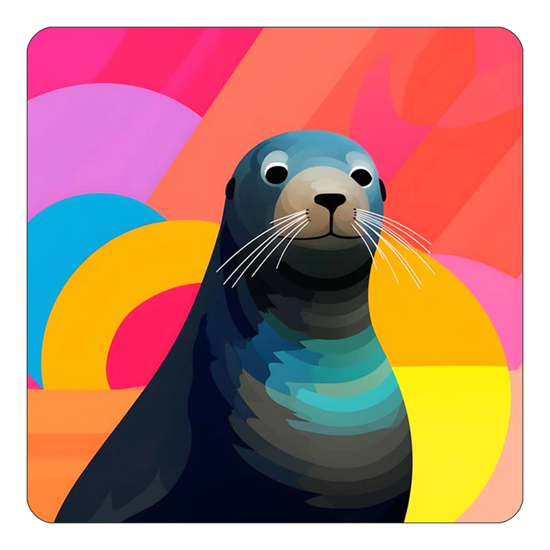 مگنت کاکتی طرح حیوانات رنگی مدل mp25358