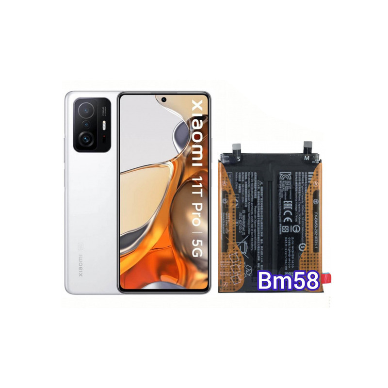باتری موبایل مدل bm58 ظرفیت 5000 میلی آمپر ساعت مناسب برای گوشی موبایل  شیائومی MI 11TPRO