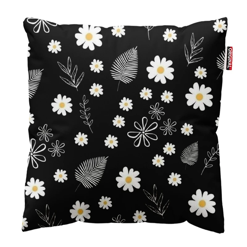  کوسن پاد آفرین طرح گل کد 3158 سایز 30*30 سانتی متر