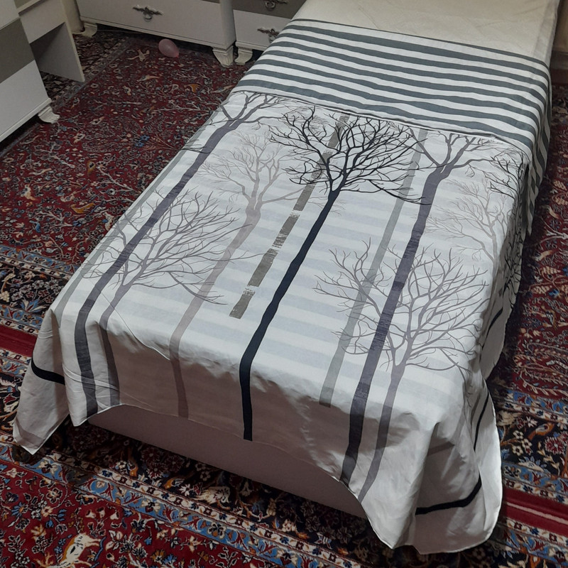 روکش لحاف نیکیا مدل درخت niki011  دونفره سایز 220×240 سانتی متر