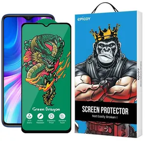 Epicoy Green Dragon ExplosionProof Screen Protector For Xiaomi Redmi Note 8 Pro / Note 9 4G/ Redmi 9 Prime 4G/ 9/ 9 Power 4G/ 10A