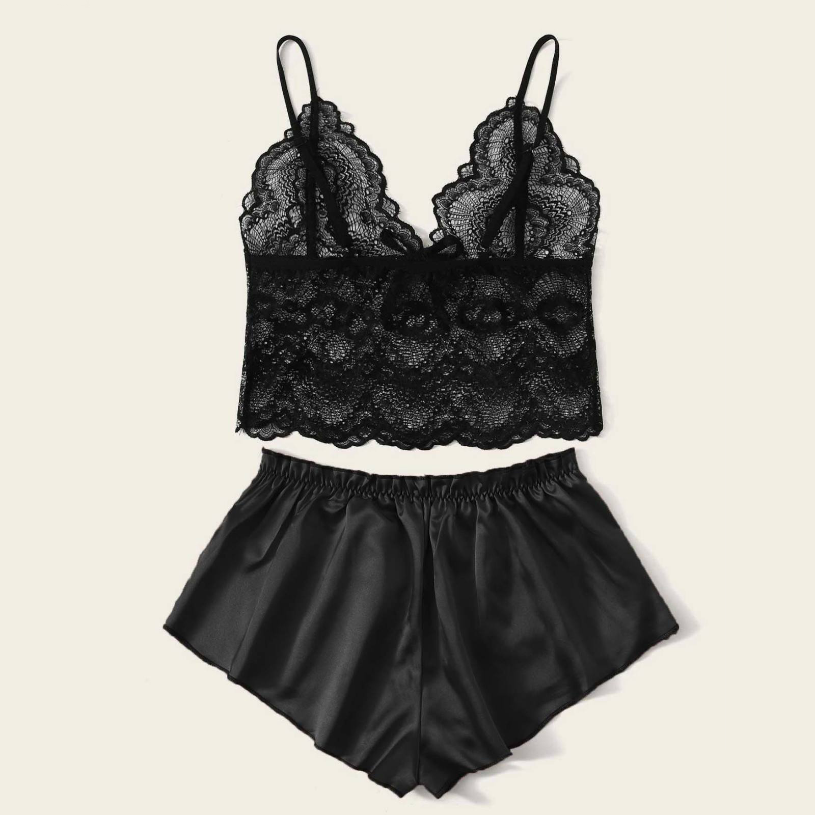 لباس خواب زنانه مدل T-9-05 رنگ مشکی