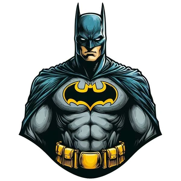 استیکر پارچه و لباس پاد آفرین مدل بتمن Batman کد 442