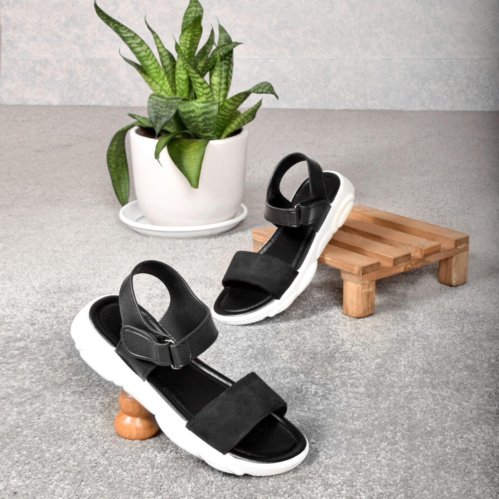 صندل زنانه پاپا مدل ملودی سوئیت کد 1436-BK -  - 13