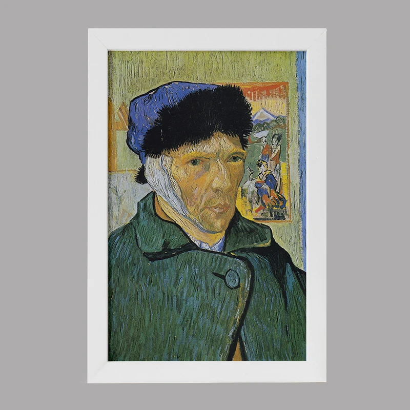 تابلو خندالو مدل سلف پرتره ونسان ونگوگ (Van Gogh) کد 36810