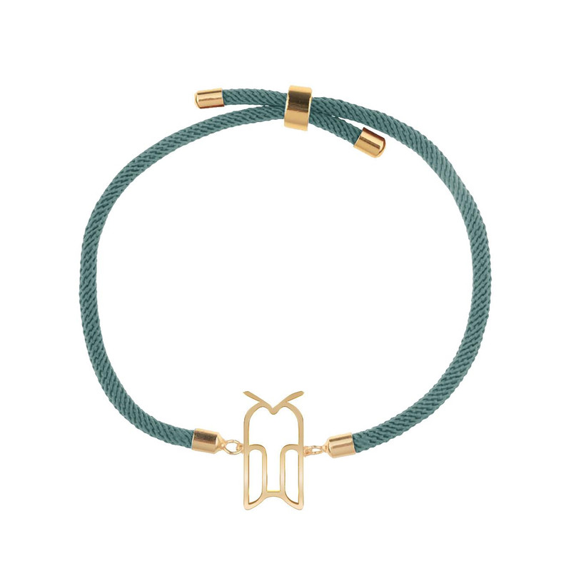 دستبند طلا 18 عیار زنانه مدوپد مدل جغد کد D16-10192