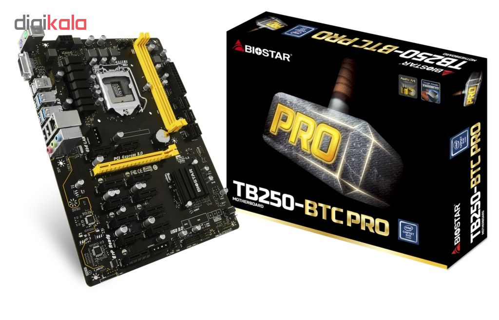 مادربرد بایوستار مدل TB250-BTC Pro