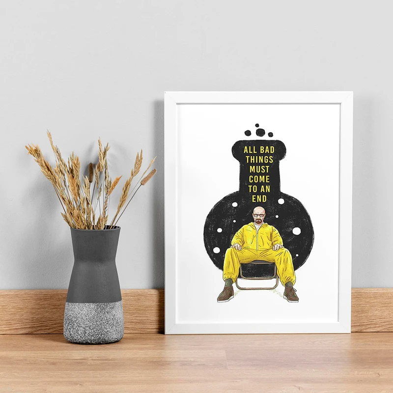 تابلو صبا طرح مدل برکینگ بد کد FD097w