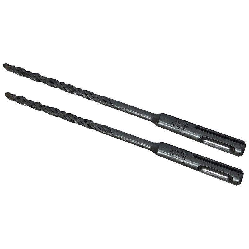مته چهار شیار اپکس مدل AT - 06 سایز 6 میلی متر مجموعه دو عددی