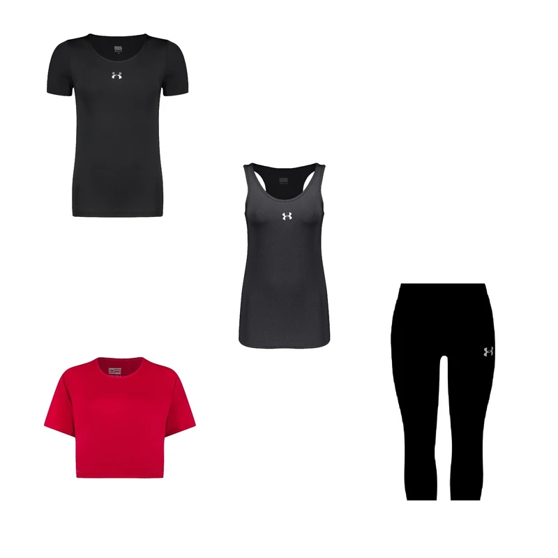 ست چهار تکه لباس ورزشی زنانه مدل 3101-7101-9101-56