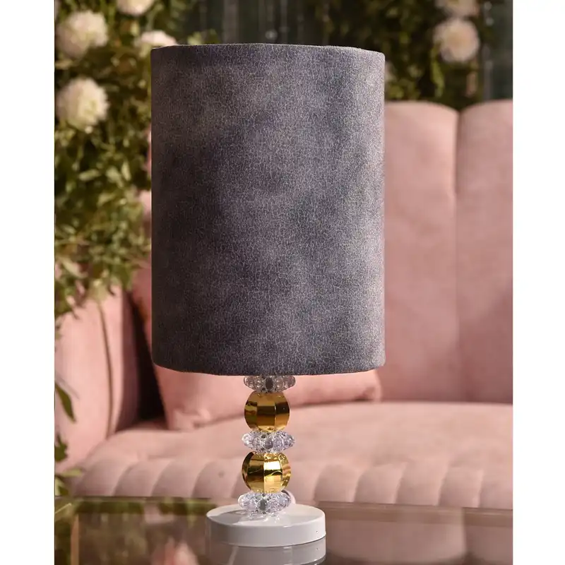 آباژور رومیزی مدل طرح چرم