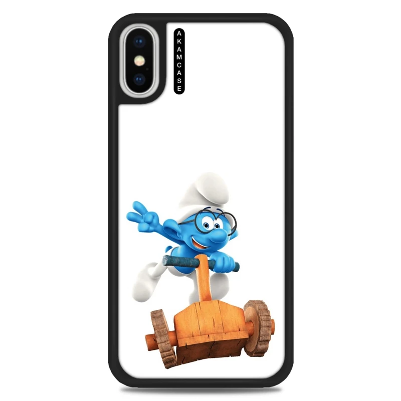 کاور آکام مدل AMC-WAX-SMURFS-17 مناسب برای گوشی موبایل اپل iPhone X/Xs