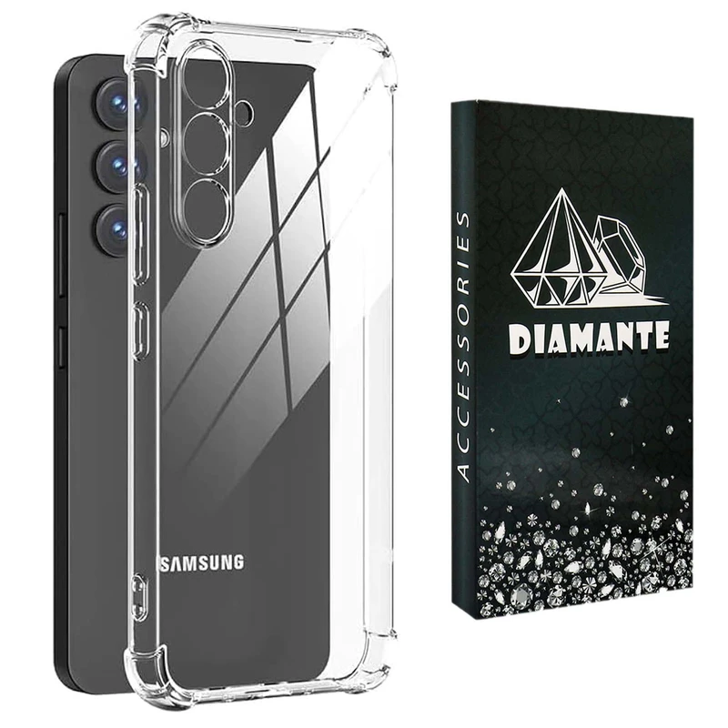  کاور دیامانته مدل Bianco navy مناسب برای گوشی موبایل سامسونگ Galaxy S25 FE